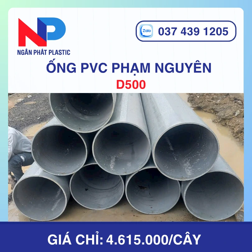 Ống Nhựa PVC D500 Phạm Nguyên